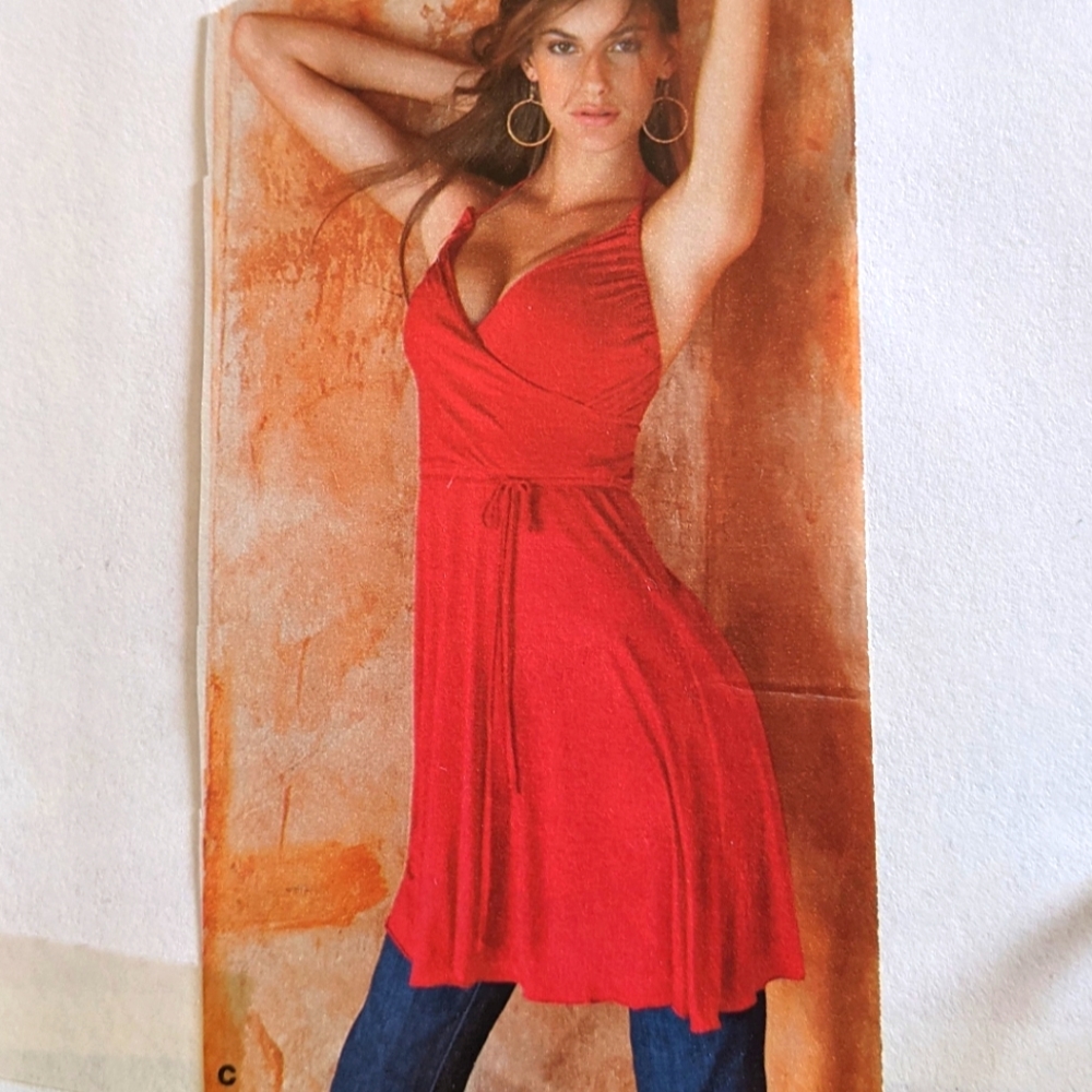 Belle Amie Toujours Coral Pink Halter Y2K Dress Small